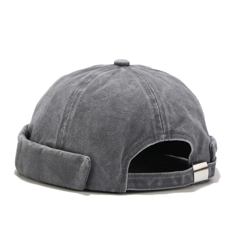 Casquette sans visière Bonnet docker breton Miki "Denim"